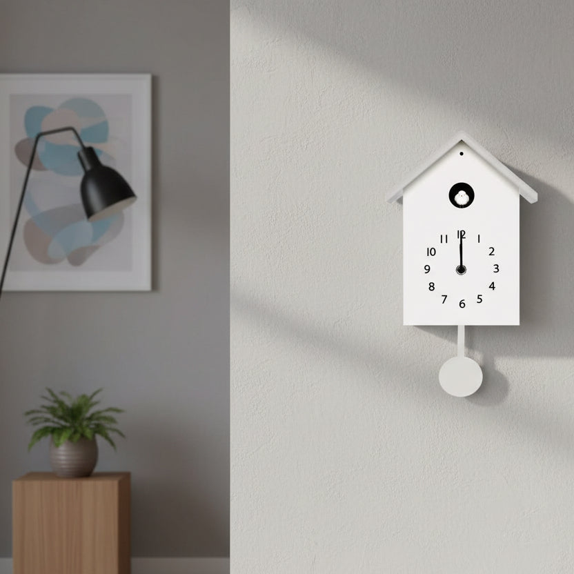 WD Lifestyle - Orologio a Cucù Bianco