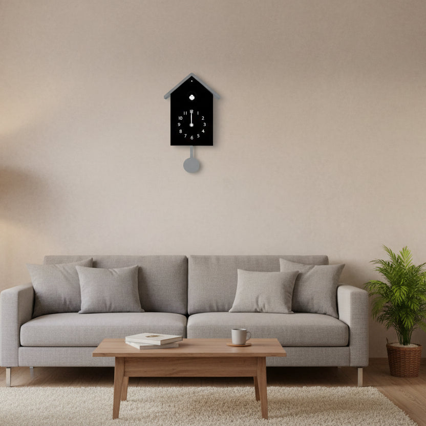 WD Lifestyle - Orologio Cucù Nero