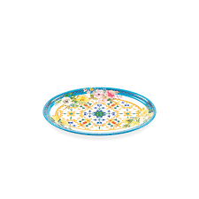 Guzzini - Vassoio ovale piccolo in melammina, colori vari, ''FLOWER&LEMON''