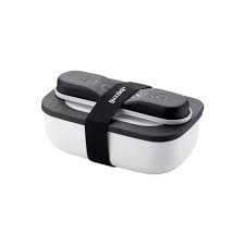 Guzzini - Store&Go Set Lunch Box con Posate da Viaggio Bianco