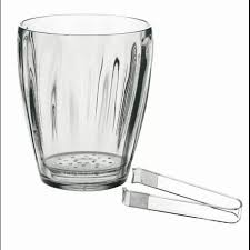 Guzzini Aqua Secchiello Ghiaccio C/Pinza Ø14 x H 16 cm