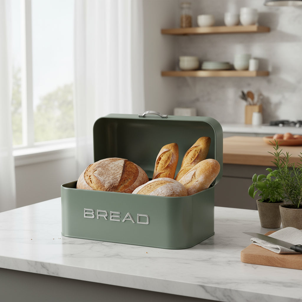 Evviva - Porta pane Verde Oliva