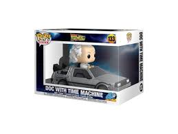 Ritorno Al Futuro Pop! Rides Deluxe Vinile Doc W/macchina Del Tempo 133