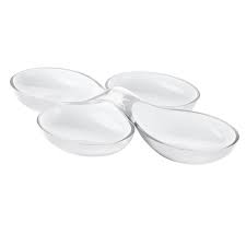Guzzini - Antipastiera Bicolore Bianco Trasparente