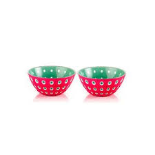 Guzzini - Murrine Set 2 Ciotoline Verde-Magenta-Bianco