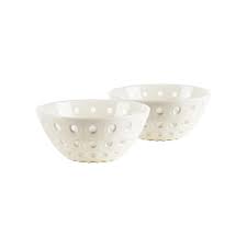 Guzzini - Murrine Set 2 Ciotoline Perla/Bianco