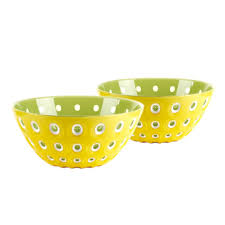 Guzzini - Murrine Set 2 Ciotoline Zafferano/Bianco/Verde