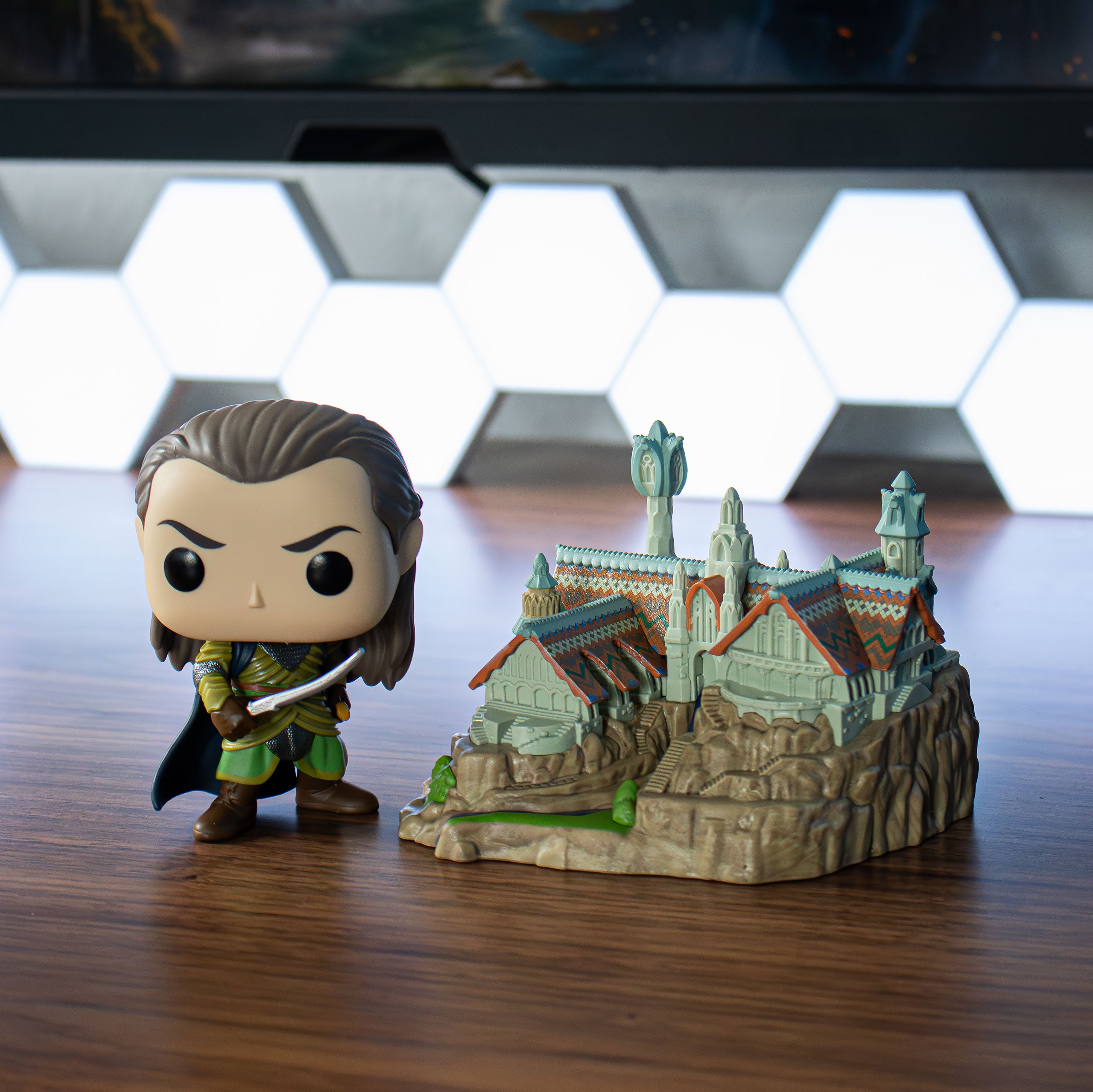 Funko Pop! - Lord Of The Rings Elrond with Rivendell #1747