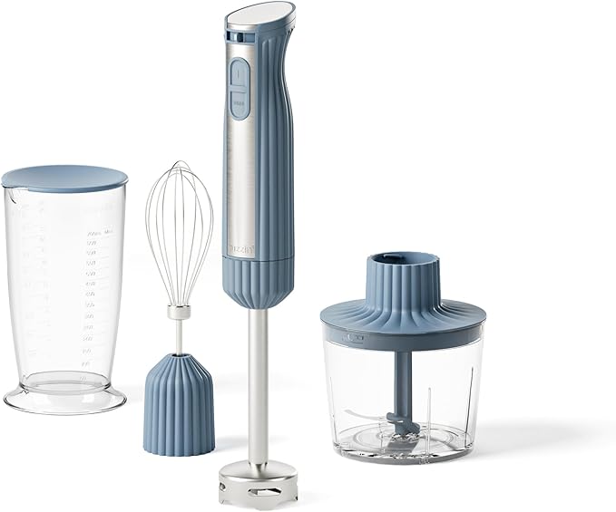 Guzzini - Sous Chef Frullatore Immersione C/Accessori Blu Navy