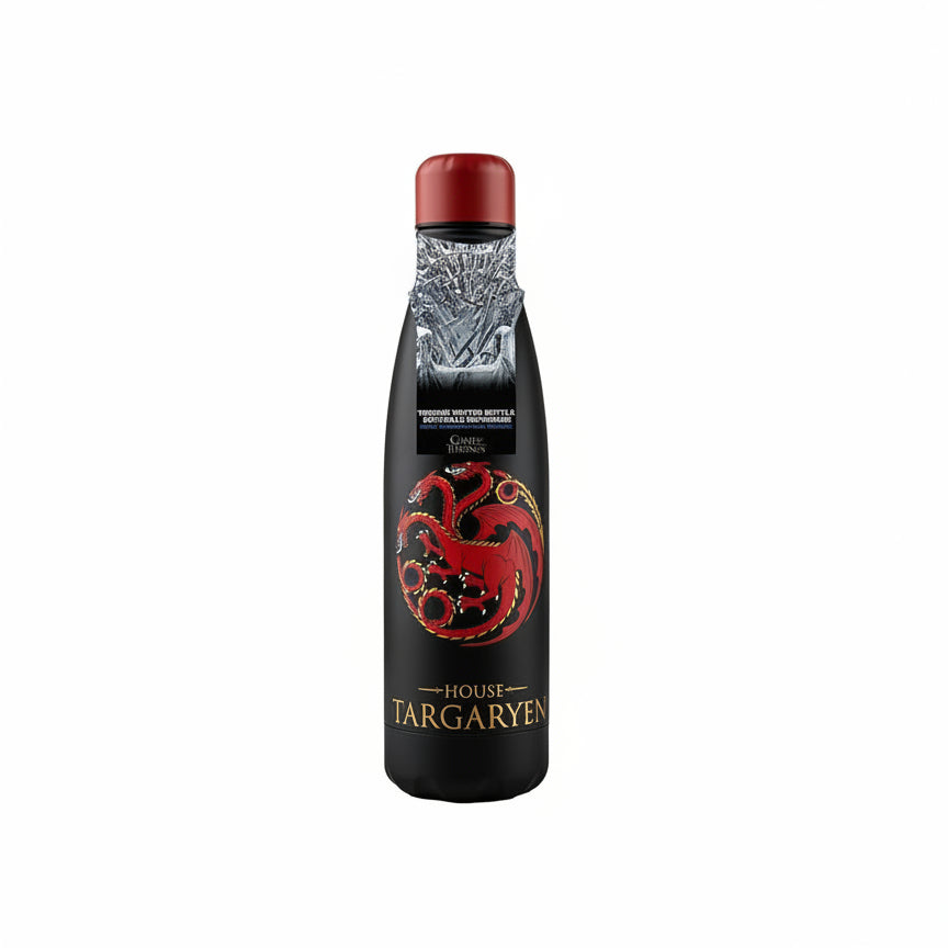 Cinereplicas -  Games Of Thrones Bottiglia Isotermica Stemma Targaryen