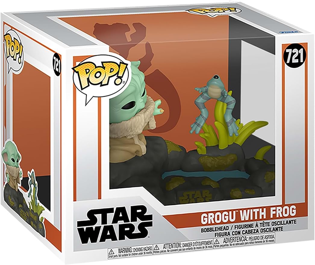 Funko Pop! - Star Wars Deluxe Grogu with Frog #721