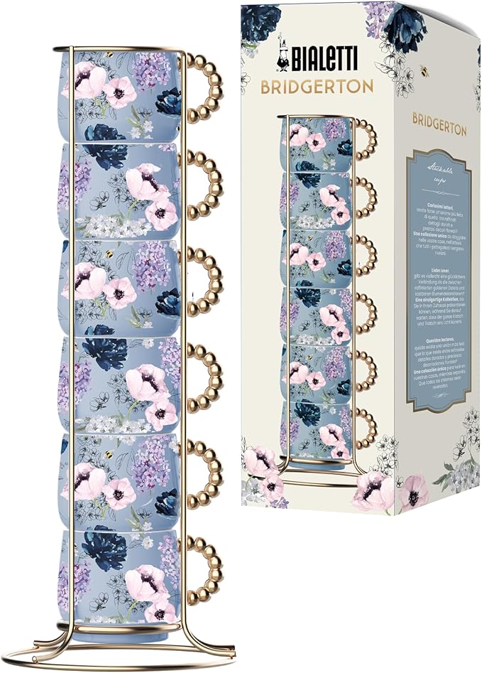 Bialetti - Bridgerton Set 6 Tazzine Impilabili