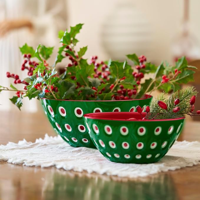 Guzzini - Contenitore 20 cm Le Murrine Smeraldo Rosso Bianco