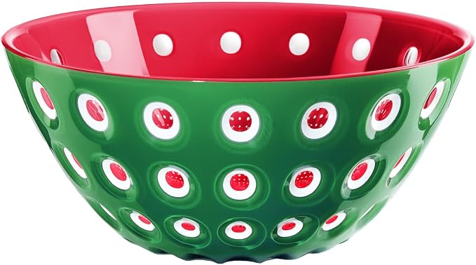 Guzzini - Contenitore 20 cm Le Murrine Smeraldo Rosso Bianco
