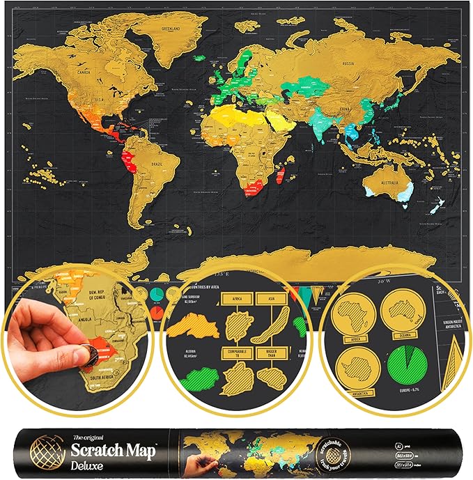 Suck UK - Scratch Map grande