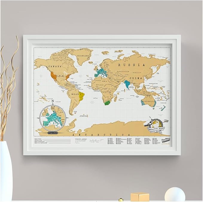 Suck UK - Scratch Map Small