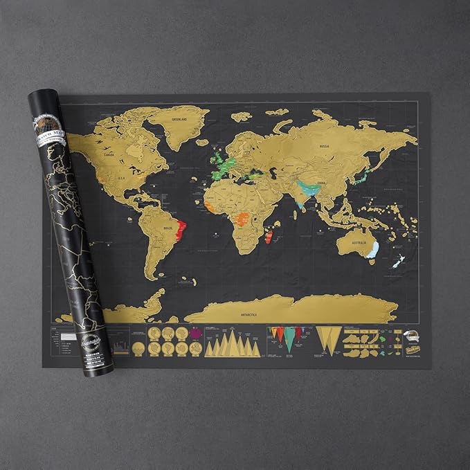 Suck UK - Scratch Map grande