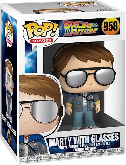 Funko Pop! - Back To The Future Marty McFly with Glasses  #958