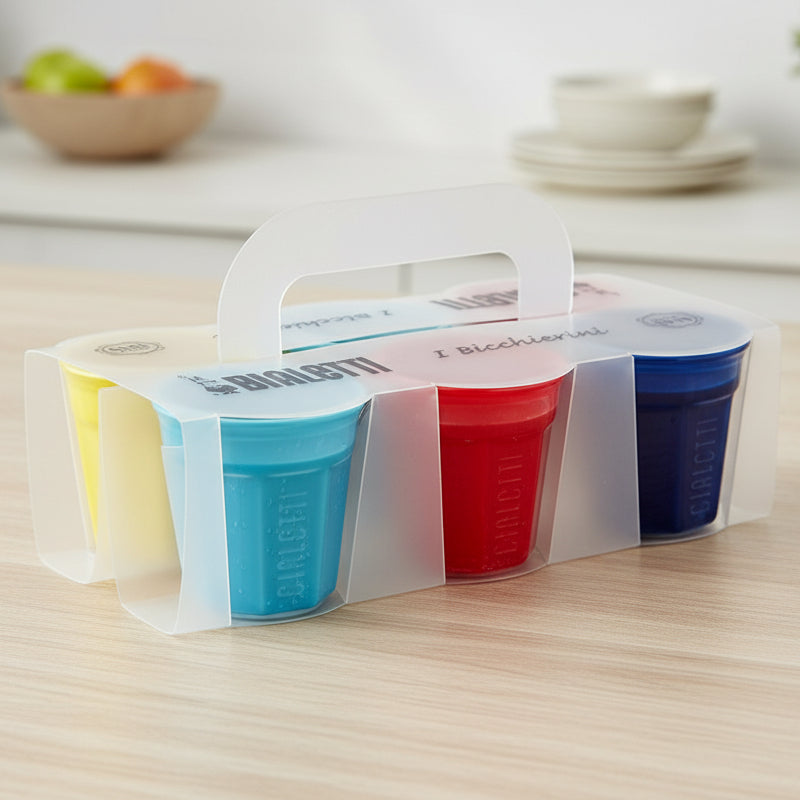 Bialetti - 6 Bicchierini Multicolor