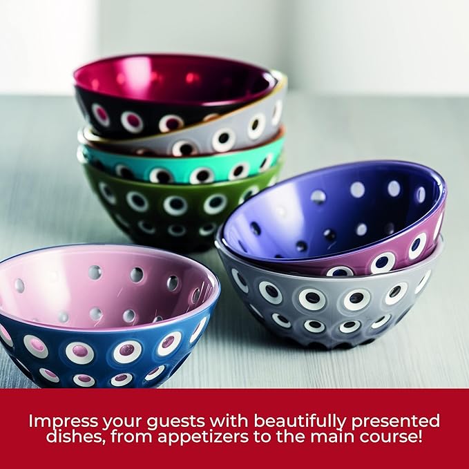 Guzzini - Murrine Set 2 Ciotoline Nero/Bianco/Rosso