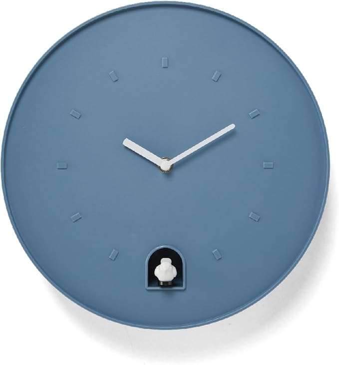 Evviva - Orologio da Muro Blu Tondo con Cucù