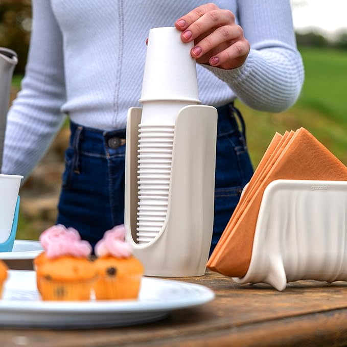 Guzzini - Tierra Porta-bicchieri Bianco Latte