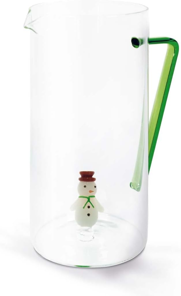 Wd Lifestyle - Caraffa in Vetro Borosilicato Pupazzo di Neve WD564PUP