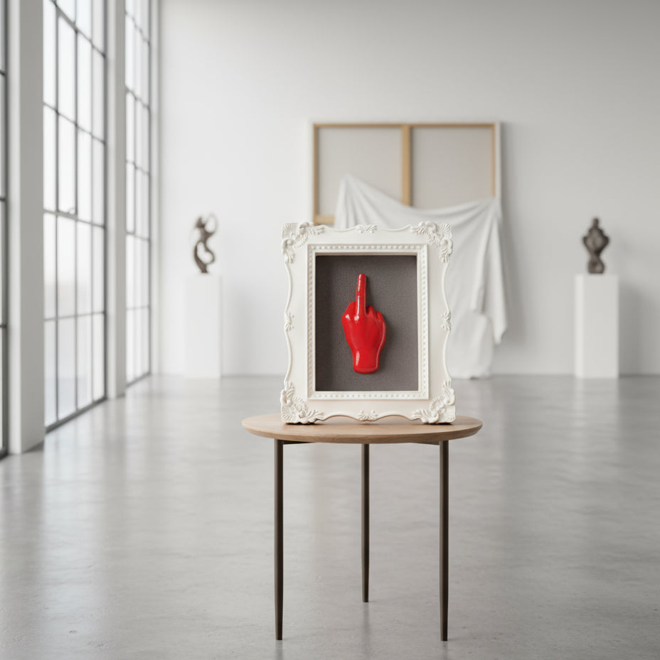 Blogo Design - Cornice Fuck rosso