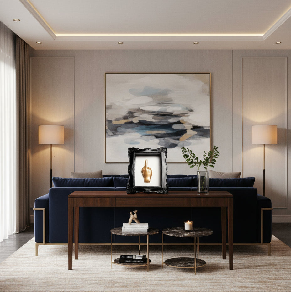 Blogo Design - Cornice Fuck Oro