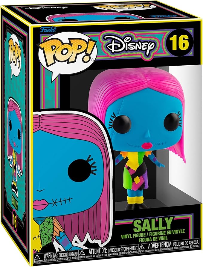 Funko Pop! - Disney Nightmare Before Christmas Sally Black Light Glows  #16