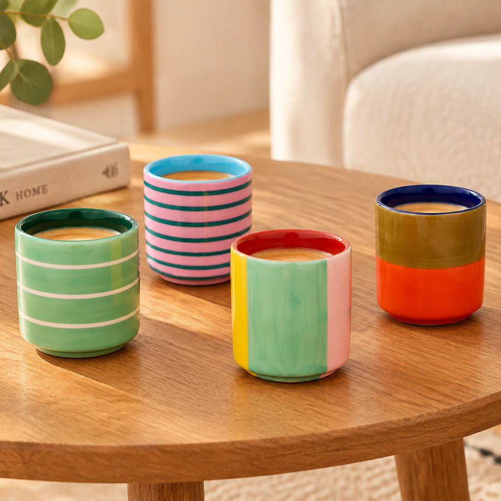 Wd Lifestyle - Set 4 Bicchierini Da Caffè WD793