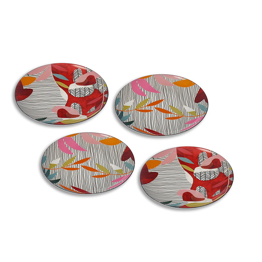 Henriette - Set 4 Piattini Dessert Linea Sketch - D17696