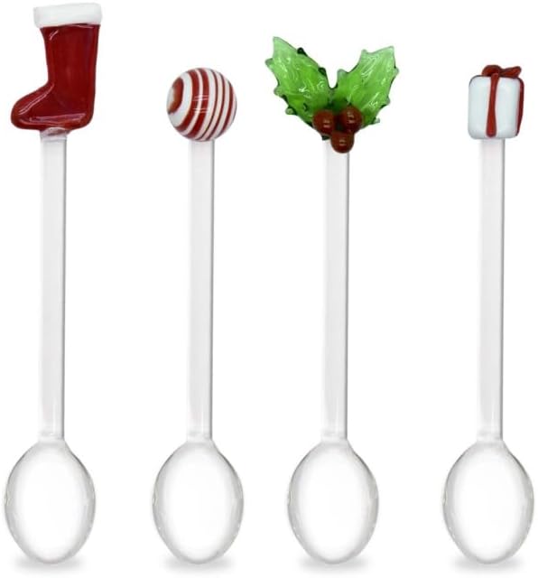 Wd Lifestyle - Set Cucchiaini da Caffè con Decoro Natalizio - WD695NAT1