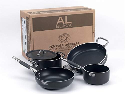 Agnelli - Batteria di Pentole ALSASETALBLACK2IND