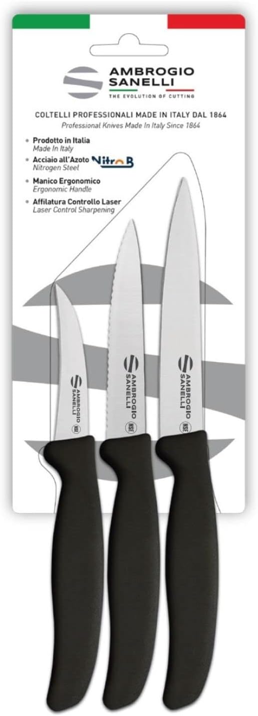 Ambrogio Sanelli - Set 3 Spelucchini in Blister SX99V03B