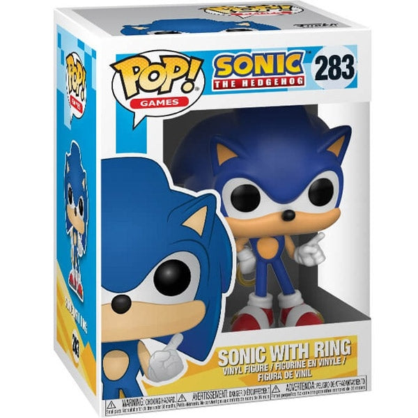 Funko Pop! - Sonic The Hedgehog With Ring #283