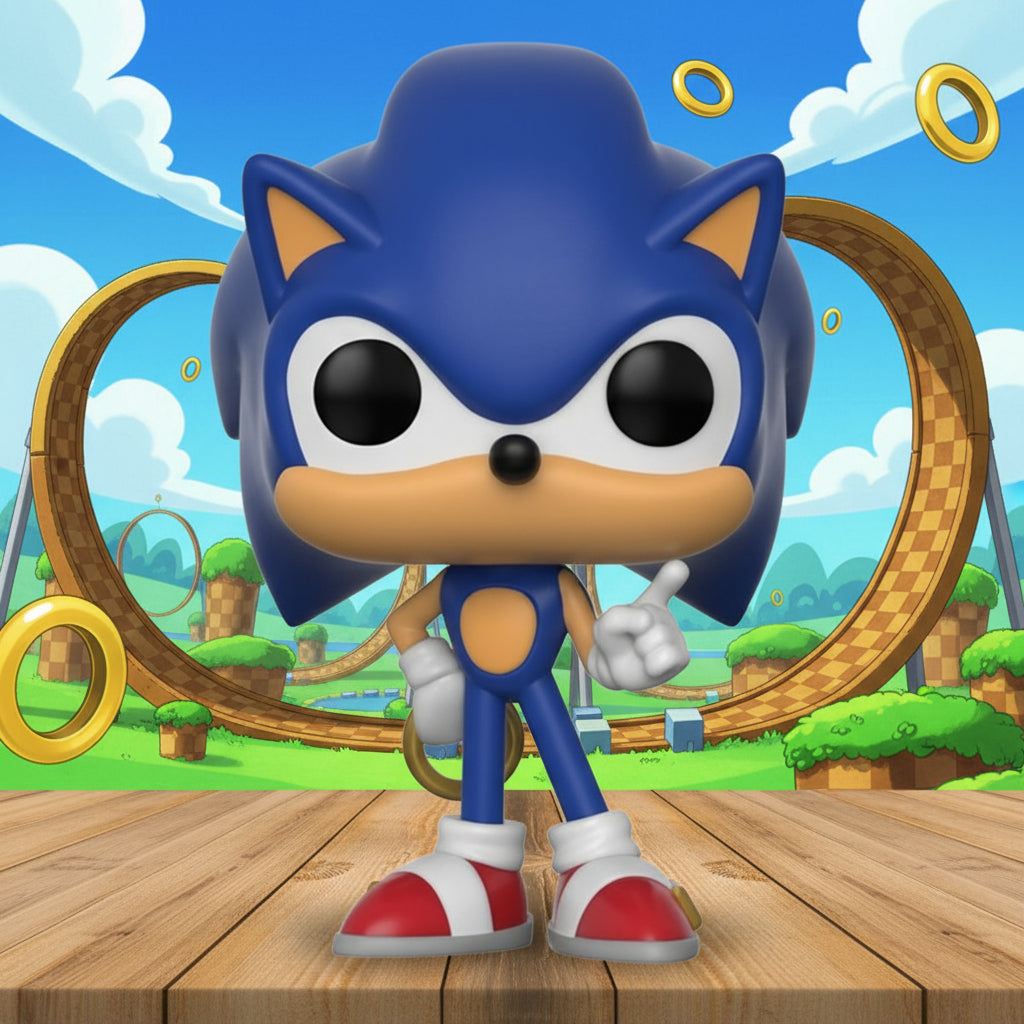 Funko Pop! - Sonic The Hedgehog With Ring #283