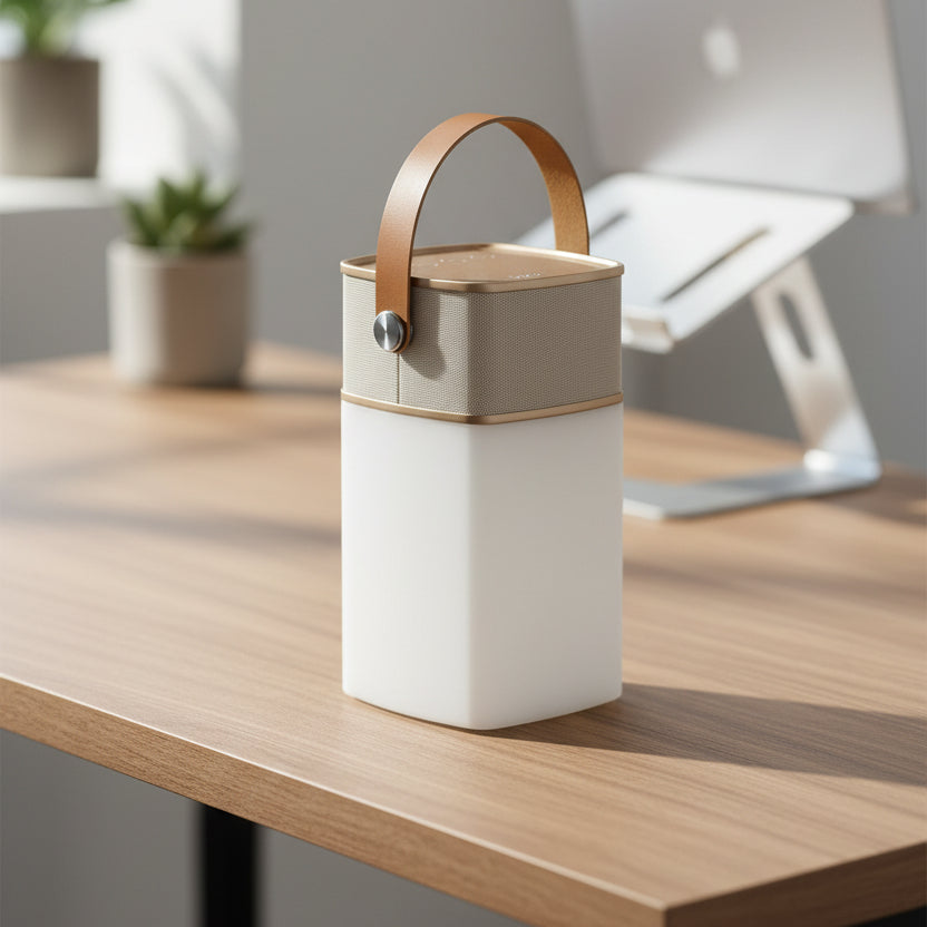 WD Lifestyle - Speaker Wireless con Luce a LED Oro