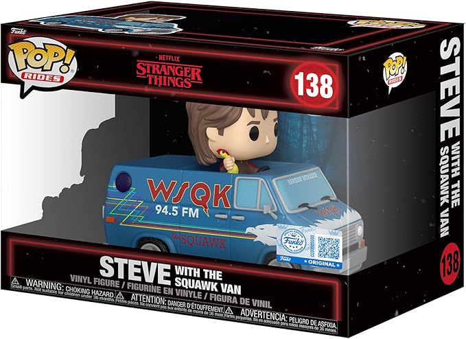 Funko Pop! - Stranger Things Steve With The Squawk #138