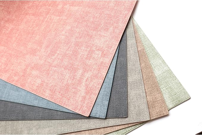 Guzzini - Tovaglietta Tiffany Double Face Grigio Cielo 22609192