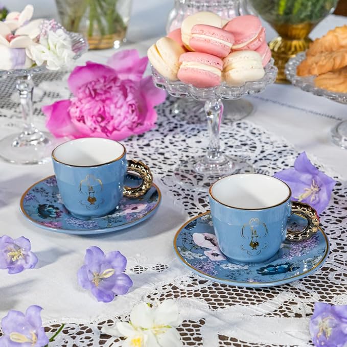 Bialetti - Bridgerton Set 2 Tazzine con Piattino