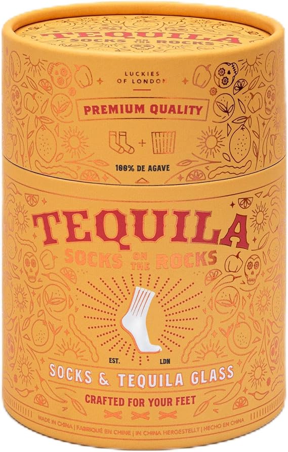 Suck UK - Bicchiere Tequila con Calzini