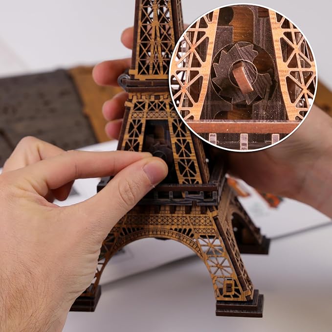 Wooden City - Escape Puzzle Box Eiffel Tower