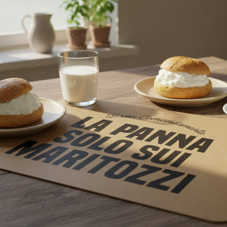 Essent'ial - Tovaglietta La Panna Solo sui Maritozzi