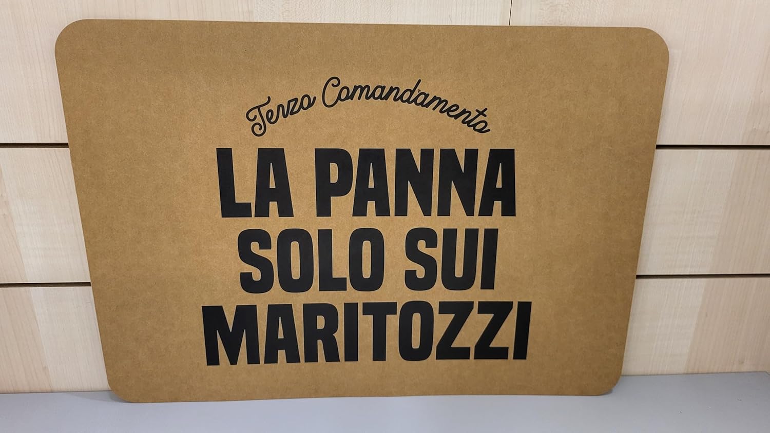 Essent'ial - Tovaglietta La Panna Solo sui Maritozzi