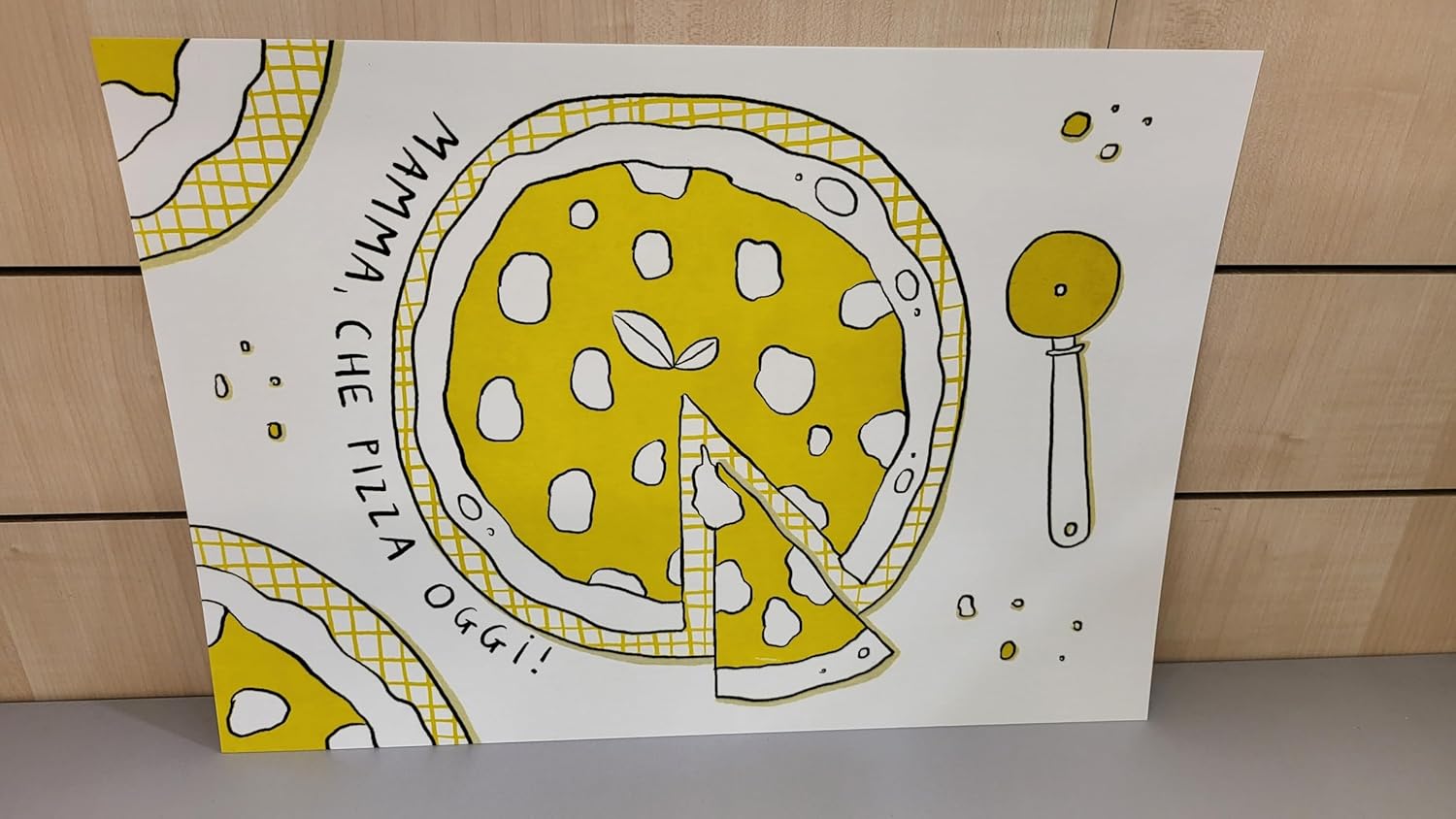 Essent'ial - Tovaglietta Mamma che Pizza Oggi