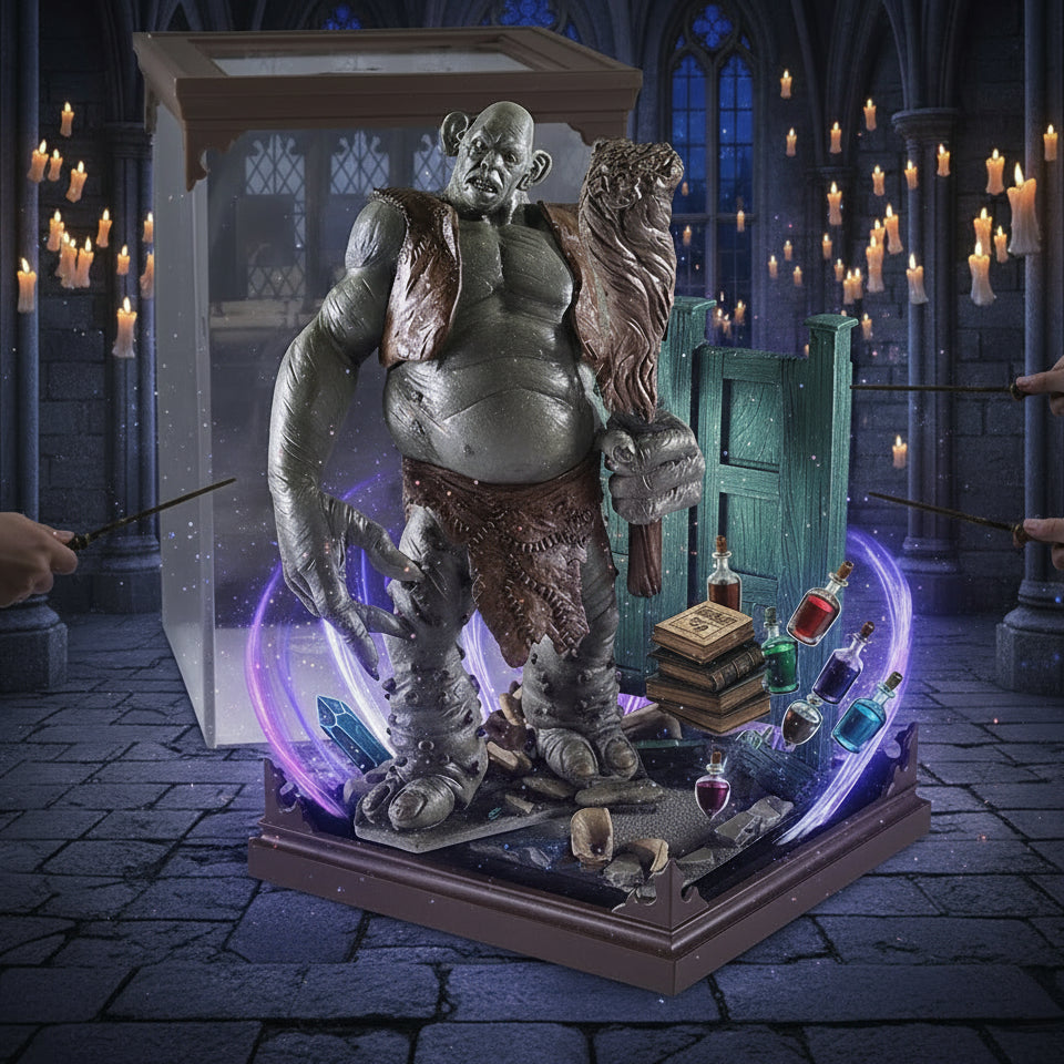 The Noble Collection - Troll, Figurina, Multicolore, NN7543