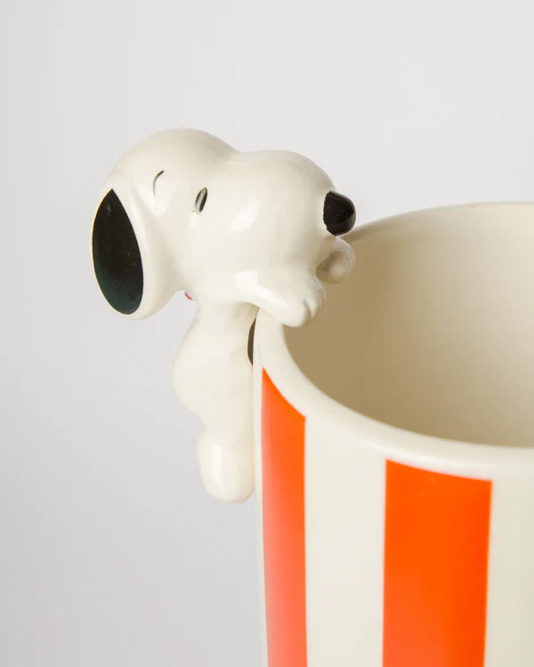 Blogo Design - Snoopy Love Vaso a Strisce Rosse