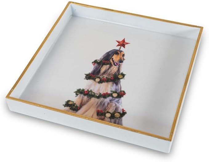 Wd Lifestyle - Vassoio o Svuotatasche Natale Cane WD758LEV