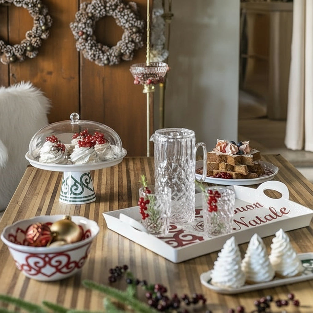 Guzzini - Harmonia Alzata con Campana Verde Bosco